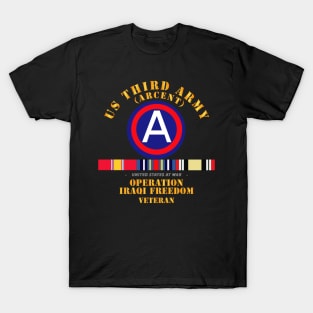 3rd US Army - Iraq Freedom Vet w Svc wo DS T-Shirt